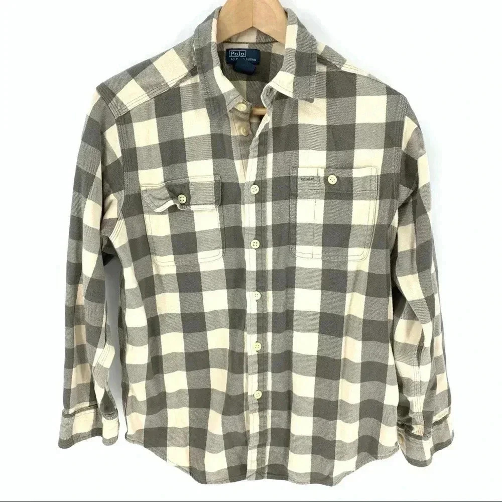 Polo Ralph Lauren Youth Check Flannel button down